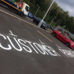 car park marking Bristol