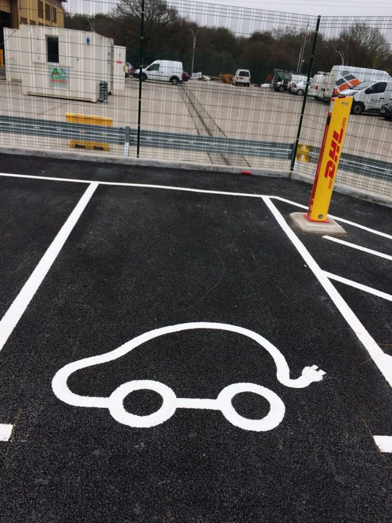 Doncaster Electric Car Charging Bay Markings
