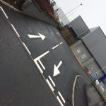 white line road marking near me Leyburn